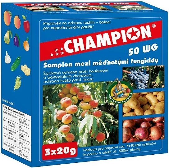 Mountfield fungicid Champion 50WG 3 x 20 g