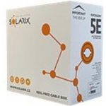 Solarix SXKD-5E-FTP-PE FTP, CAT 5e, 305m, černý – Hledejceny.cz