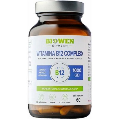 Biowen Vitamin B12 Complex+ 60 kapslí – Hledejceny.cz