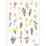 MINIMEE Papírové samolepky v aršíku A5 Jarní kvítí – Zboží Dáma