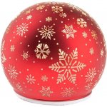 Dakls Skleněná otáčející dekorace s LED světlem 12 cm – Hledejceny.cz