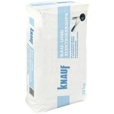 Rychletuhnoucí sádra bílá Knauf Bau-und Elektrikergips 30 kg – Hledejceny.cz