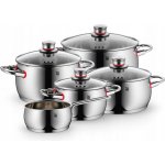 WMF Sada hrnců s poklicemi Quality One 9 el. 1.7/2/3.3/4/6.8L indukční – Sleviste.cz