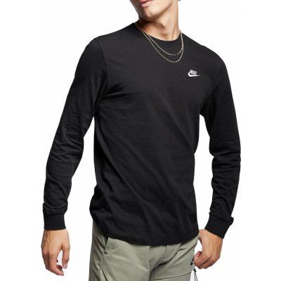 Nike NSW CLUB TEE LS AR5193-010 černá – Zboží Dáma
