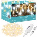 SPRINGOS LED krápníky 22,5m 500LED IP44 teplá bílá + záblesky – Zboží Dáma