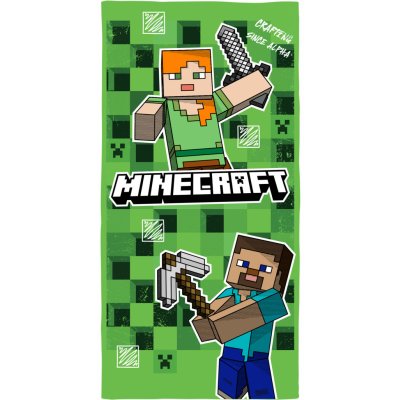 Plážová osuška 70 x 140 cm Minecraft – Hledejceny.cz