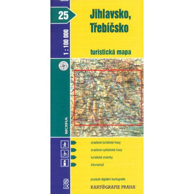 Jihlavsko Třebíčsko 1:100 000 – Zbozi.Blesk.cz