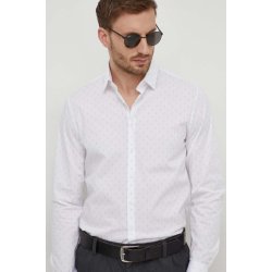 Calvin Klein pánská košile slim s klasickým límcem K10K112593 bílá