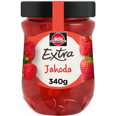 Schwartau extra Džem jahodový 340 g – Hledejceny.cz