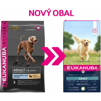 Eukanuba Adult Large Lamb & Rice 2,5 kg – Zboží Mobilmania