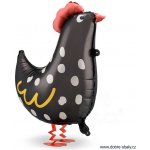 PartyDeco Balonek fóliový Kohout chodící 60 cm – Zbozi.Blesk.cz