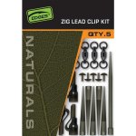 Fox Montáž Naturals Zig Lead Clip Kit 5 ks – Zboží Mobilmania