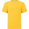 Dětské tričko Fruit Of The Loom slimfit tričko Iconic 150 g m Žlutá slunečnicová