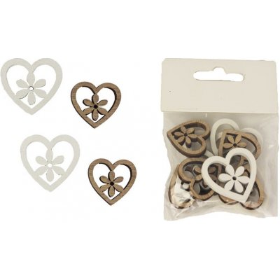 Srdce dekorační 12 ks D1981 – Sleviste.cz