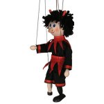 Mašek umělecká výroba Loutka dřevěná Čert 2 20 cm – Zboží Mobilmania