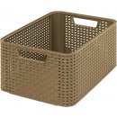 CURVER Úložný box "RATTAN STYLE2"- L - dark mocha