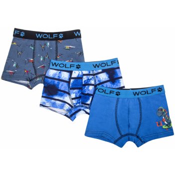 Wolf chlapecké boxerky L2281B modrá