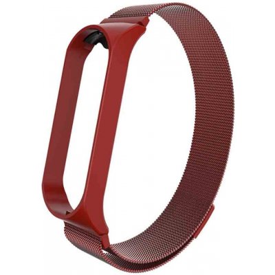 Xiaomi Mi Band 3/4 náhradní náramek Milánský tah Červená MBSCZ-MT4003 – Zbozi.Blesk.cz