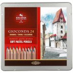 Koh-i-Noor křídy prašné umělecké v tužce GIOCONDA souprava 24ks v plechové krabičce – Sleviste.cz