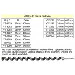 YATO Vrták do dřeva hadovitý 40x240mm YT-3297 5906083932977 – Hledejceny.cz