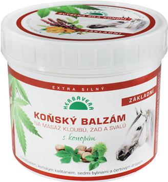 Herbavera Body Massage koňský balzám s konopím (For Massage Joints, Back  And Muscles) 500 ml od 99 Kč - Heureka.cz