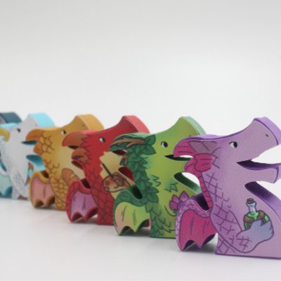 MeepleStickers Samolepky pro Draci v práci – Zboží Živě