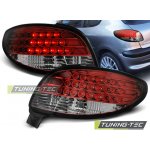 Zadní světla Peugeot 206 98-07 - krystal/červené LED – Hledejceny.cz