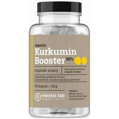 Mentis Kurkumin Booster 95% 60 kapslí – Hledejceny.cz