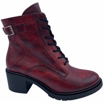 Barton dámské zimní polokozačky 24-2527 vínové – Zboží Mobilmania