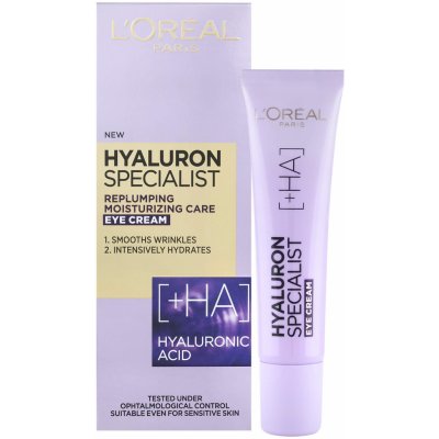 L'Oréal Hyaluron Specialist Vyplňující hydratační oční krém 15 ml – Zbozi.Blesk.cz