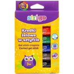 STRIGO Voskové pastelky gelové 6 barev – Sleviste.cz