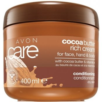 Avon Care omlazující hydratační tělový krém s kakaovým máslem a vitaminem E 200 ml