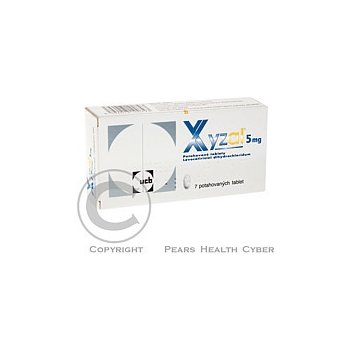 XYZAL POR 5MG TBL FLM 7