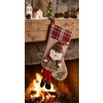 MagicHome Dekorace XmJ014 Ponožka Santa 50 cm – Hledejceny.cz
