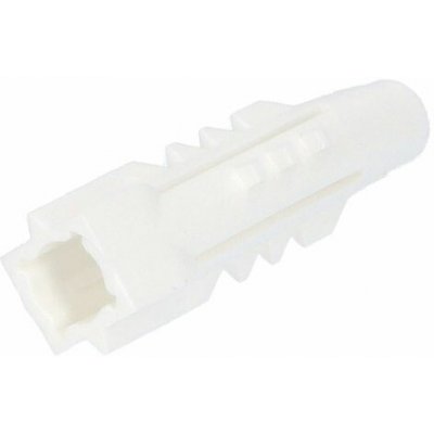 Hmoždinka stavební HM 10 MM, do měkkých mat., s lemem (čtyřhranná), uzlovací, bílá – Zboží Mobilmania