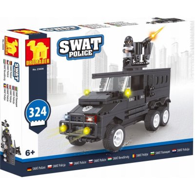 Dromader 23606 SWAT Policie Auto 324 ks – Zbozi.Blesk.cz