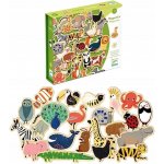 Djeco magnety Zvířátka ze ZOO 36 ks – Sleviste.cz