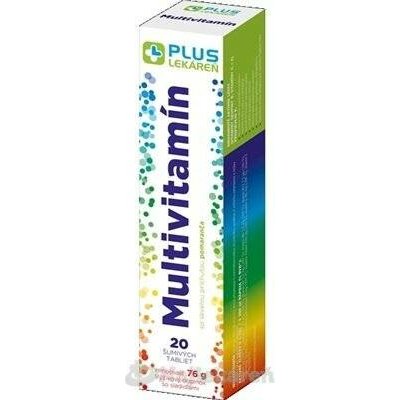 Plus Lékárna Multivitamín tablet eff s příchutí pomeranče 20 ks – Hledejceny.cz