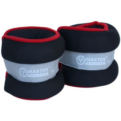 Master Kondiční zátěž na zápěstí a nohy 2 x 2 kg – Zboží Mobilmania