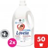 Prací gel Lovela Baby tekutý prací přípravek na bílé prádlo 2 x 4,5 l 50 PD