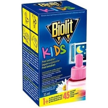 Biolit proti komárům elektrická tekutá náplň kids hajánek 35 ml