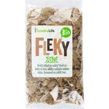 Country Life Těstoviny fleky žitné BIO 400 g