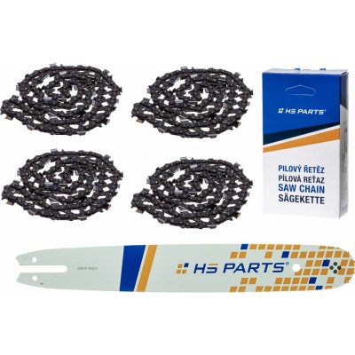 HS PARTS set vodící lišta 16" 40 cm .325" .063" 1,6 mm + 4 x pilový řetěz 62 čl. – Zboží Mobilmania