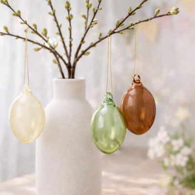 Wikholm Form Závěsné skleněné vejce Barva: Zelená – Zbozi.Blesk.cz
