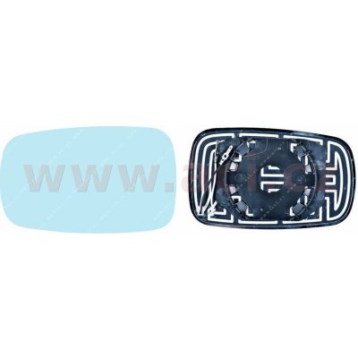 sklo zp. zrcátka s plast. držákem vyhřívané (Clio Grand Tour -4/09) P | Zboží Auto