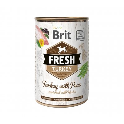 Brit Fresh Turkey with Peas 400 g