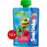 Hello ovocná kapsička s Malinami 12 x 100 g – Sleviste.cz