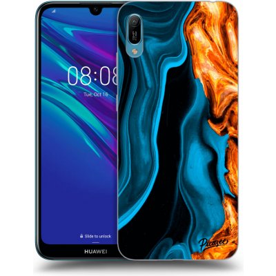 Pouzdro Picasee silikonové Huawei Y6 2019 - Gold blue čiré – Zboží Mobilmania