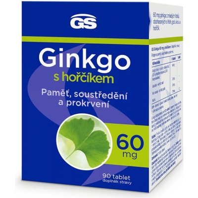 GS Ginkgo 60 mg s hořčíkem 60 tablet – Zbozi.Blesk.cz