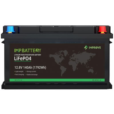 IMPROVE 140 Ah 12,8 V LiFePo4 Bluetooth one size One Size – Zbozi.Blesk.cz